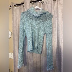 Baby Blue Turtleneck